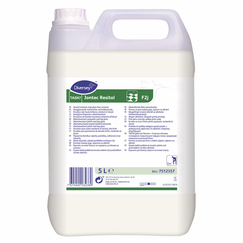 Diversey Taski Jontec Resitol, 5L для захисту твердої водостійкої пілоги з сильним блиском.